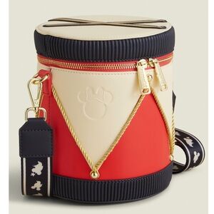 Loungefly Disney Macy's Minnie Majorette Drum crossbody bag NIB
